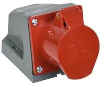 Розетка стационарная ССИ-114 3Р+РЕ 16А 380-415В IP44 IEK в Москве Розетка стационарная ССИ-114 3Р+РЕ 16А 380-415В IP44 IEK - foto