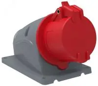 Розетка стационарная ССИ-114 16А-6ч/380-415В 3Р+РЕ IP44 MAGNUM ИЭК в Москве Розетка стационарная ССИ-114 16А-6ч/380-415В 3Р+РЕ IP44 MAGNUM ИЭК - foto