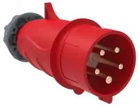 Вилка переносная ССИ-015 16А-6ч/200/346-240/415В 3Р+РЕ+N IP44 MAGNUM ИЭК в Москве Вилка переносная ССИ-015 16А-6ч/200/346-240/415В 3Р+РЕ+N IP44 MAGNUM ИЭК - foto