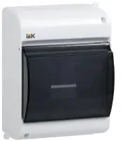KREPTA 3 Корпус пластиковый КМПн 2/4 IP30 белый IEK в Москве KREPTA 3 Корпус пластиковый КМПн 2/4 IP30 белый IEK - foto