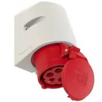 Розетка настенная 16А/400V/3P+N+E/IP44 в Москве Розетка настенная 16А/400V/3P+N+E/IP44 - foto