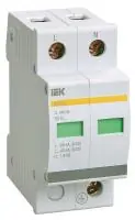 Огр-ль имп. перенапр. ОПС1-C 2P In=20kA Un=400B Im=40kA ИЭК в Москве Огр-ль имп. перенапр. ОПС1-C 2P In=20kA Un=400B Im=40kA ИЭК - foto